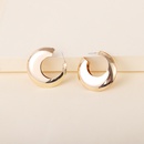 fashion gold new simple geometric Cshaped irregular earringspicture10