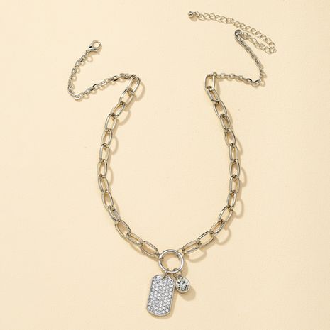new hip-hop pendant diamond thick chain necklace's discount tags
