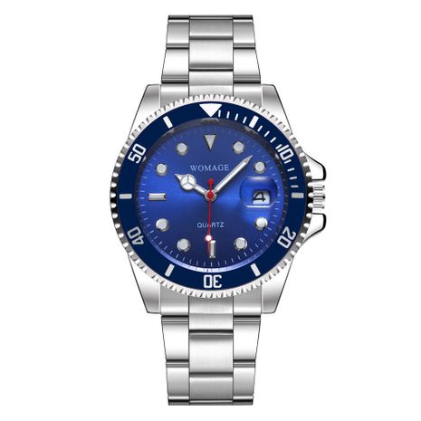 waterproof large dial calendar quartz men's watch's discount tags