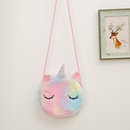 lindo bolso de mensajero de unicornio de felpa al por mayorpicture9