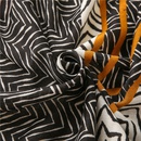 Bufanda abstracta de algodn y lino otoo e invierno chal largo de flecha geomtrica larga coreanapicture16
