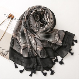 Colorful cotton and linen autumn and winter Korean circle stitching long scarf shawl dualusepicture23