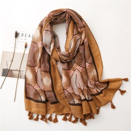 Colorful cotton and linen autumn and winter Korean circle stitching long scarf shawl dualusepicture21