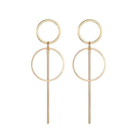 creative geometric circle stick exaggerated long earrings's discount tags