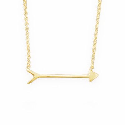 angel arrow copper chain alloy pendant gold-plated silver necklace's discount tags
