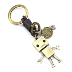 hot-selling keychain big head robot pendant creative car keychain