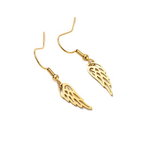 hot sale  dream wings full polished cut earrings's discount tags