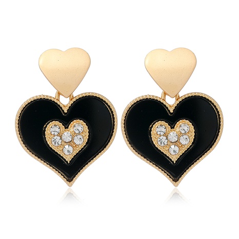 fashion metal peach heart  earrings's discount tags