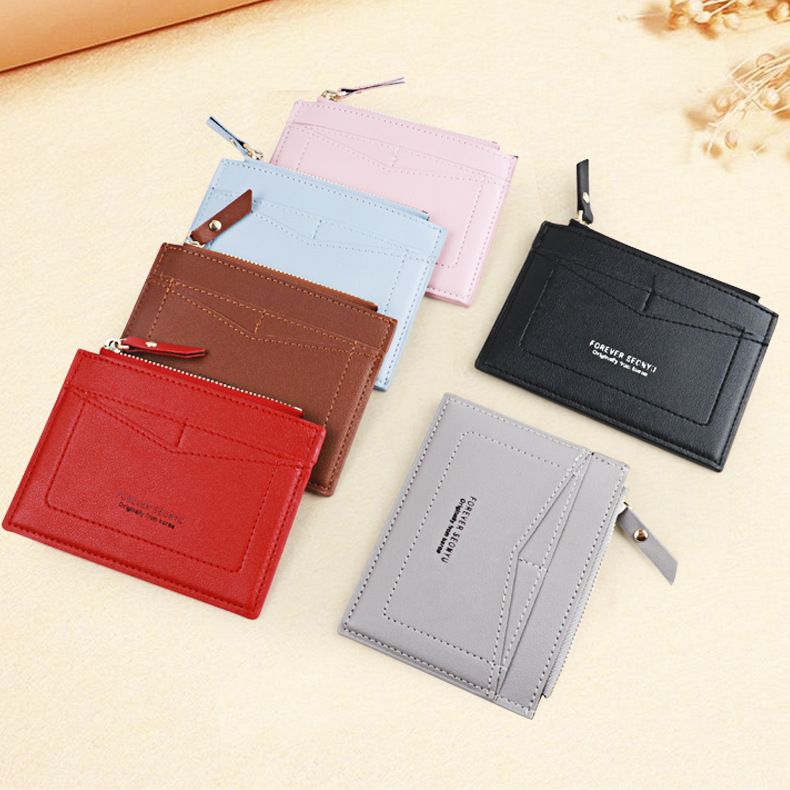 new korean  short zipper  multicard mini wallet wholesale