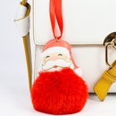 creative PU leather Santa Claus keychainpicture10