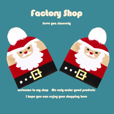 Santa Claus knitted hat's discount tags