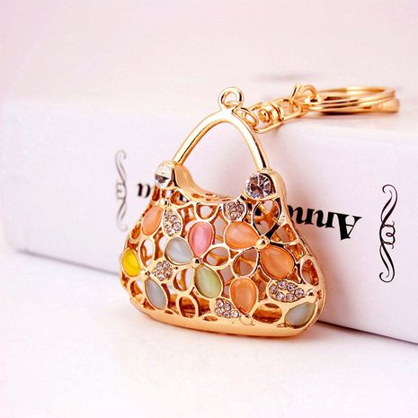 Korean  creative cute  handbag shape keychain's discount tags