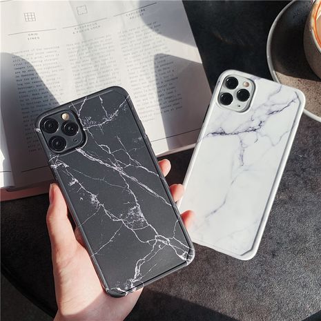 Simple marble phone case for Apple 11Pro XS MAX iPhone7 8plus's discount tags