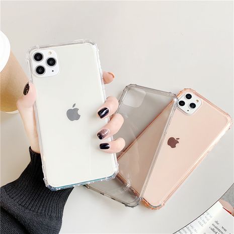 Anti-drop airbag transparent soft shell Apple 11Promax mobile phone case for iphone XS XR 8plus SE2's discount tags