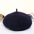 Hat Womens Autumn and Winter Wool Beret Korean Style Fashionable AllMatching Artistic Painter Hat British Beret Small Size Pumpkin Hatpicture28