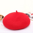 Hat Womens Autumn and Winter Wool Beret Korean Style Fashionable AllMatching Artistic Painter Hat British Beret Small Size Pumpkin Hatpicture31