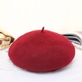 Hat Womens Autumn and Winter Wool Beret Korean Style Fashionable AllMatching Artistic Painter Hat British Beret Small Size Pumpkin Hatpicture13