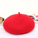 Hat Womens Autumn and Winter Wool Beret Korean Style Fashionable AllMatching Artistic Painter Hat British Beret Small Size Pumpkin Hatpicture11
