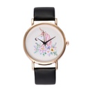 New Rainbow Unicorn Pattern Watch Rose Gold Case Quartz Ladies Glossy Belt Watchpicture12