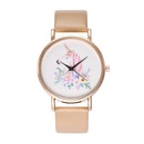 New Rainbow Unicorn Pattern Watch Rose Gold Case Quartz Ladies Glossy Belt Watchpicture14