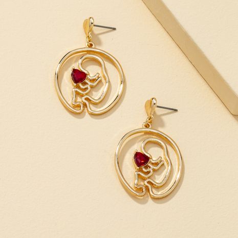 heart exaggerated earrings's discount tags