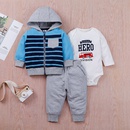new  baby zipper jacket  dress  trousers threepiece  suitpicture12