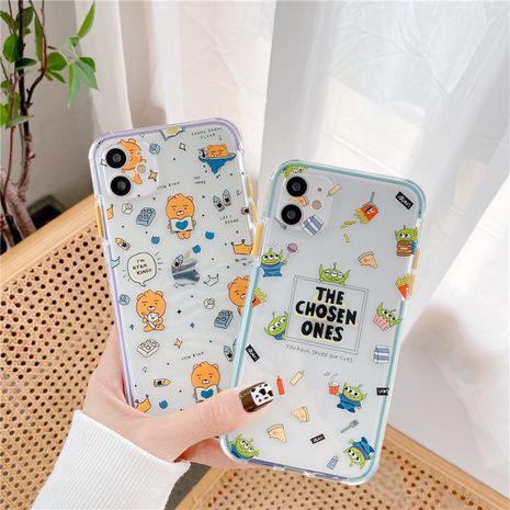 Cartoon three-eyed mobile phone case for iPhoneXS/11pro se2/XR 12mini/xsmax's discount tags