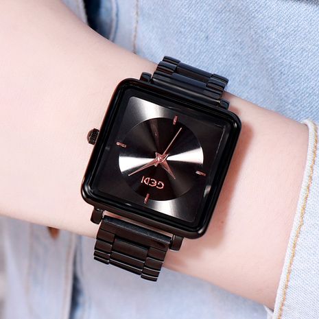 reloj impermeable de moda con cinturón de acero's discount tags