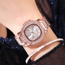 Fashion Diamond Steel Band Waterproof Square Dial Quartz Watchpicture16