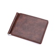 simple  metal clip bag pu  leather walletpicture13
