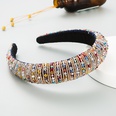 korean simple highend sponge hairband simple widebrimmed fashion handbeaded  temperament headband nihaojewelry wholesalepicture31