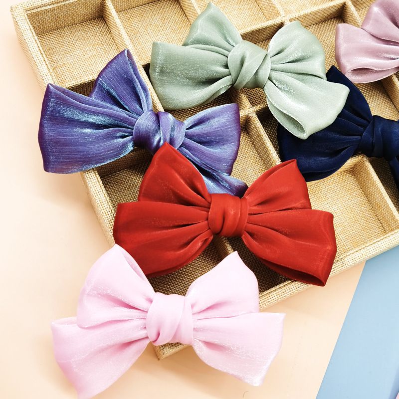 Korea new bow simple hair clip