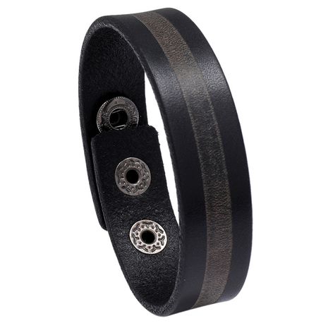 nouveau bracelet en cuir punk simple's discount tags