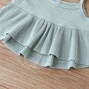 2020 nuevos pantalones cortos de camisola para bebs de verano conjunto de dos piezas cubierta de Ropa para Nias moda europea y americana estampadapicture15