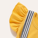 nouveau costume de tshirt jupe  rayures  manches courtes pour filles de la mode corenne NHLF265987picture10