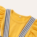 nouveau costume de tshirt jupe  rayures  manches courtes pour filles de la mode corenne NHLF265987picture12