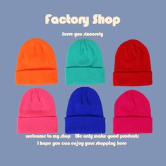 New fashion casual hexagonal knitted  Korean pure  warm  cold hat