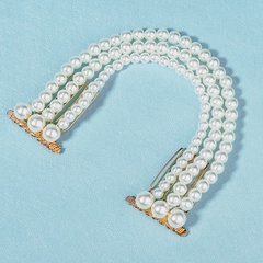 Korean  irregular pearl insert comb