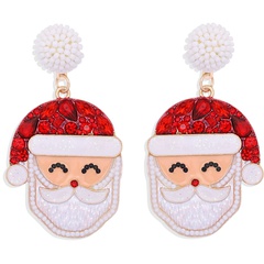 Christmas exquisite Santa Claus earrings