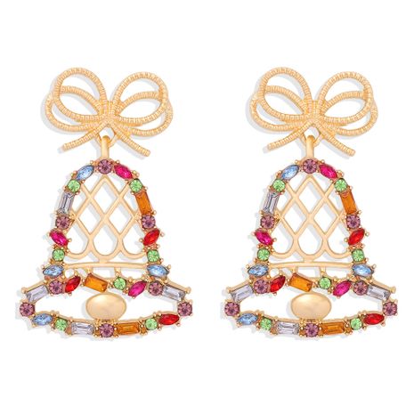 fashion Christmas bell alloy earrings's discount tags