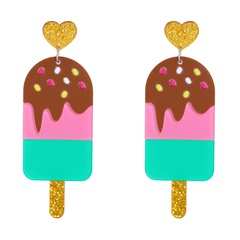 fashion resin creative ice cream earrings