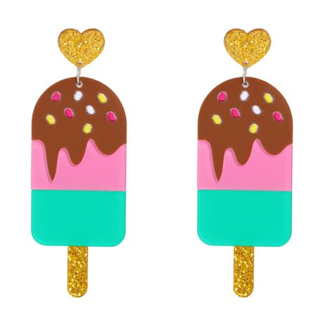 fashion resin creative ice cream earrings's discount tags