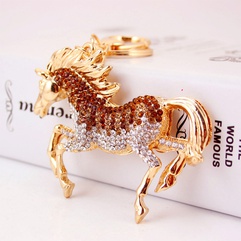 Fashion Zodiac Horse Diamond Keychain