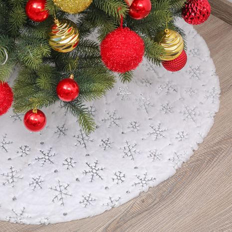 kreative neue 90cm Weihnachtsbaum Schürze Kaninchen Fell Baum Rock's discount tags