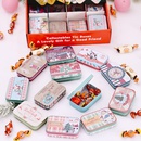 Caja de hojalata rectangular en caja Caja de regalo para nios creativos Caja de galletas Tarro de caramelopicture15