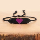 simple bohemian purple heart beaded braceletpicture11