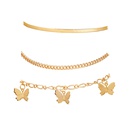 Retro Multilayer Alloy Butterfly Anhnger Fukettchen Setpicture13