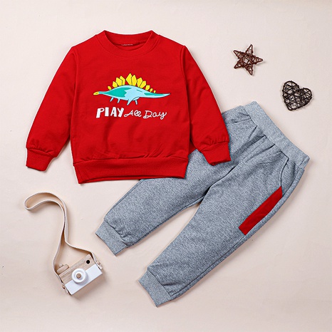  Fashion  Cartoon Two-piece Casual Sweater Set  NHLF284641's discount tags