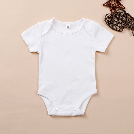 new baby short-sleeved romper jumpsuit's discount tags