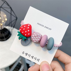 Korean Cute Fruit  Elastic Knotted hair ring